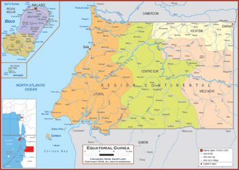 Equatorial Guinea Maps - Academia Maps