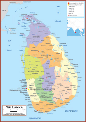 Sri Lanka Maps - Academia Maps