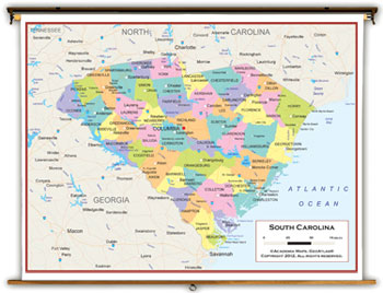 South Carolina State Maps - Academia Maps