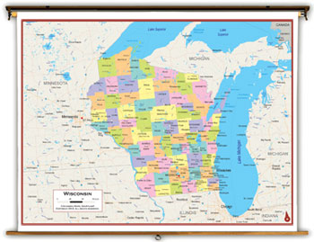 Wisconsin State Maps - Academia Maps