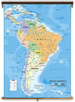 South America Continent Maps - Academia Maps