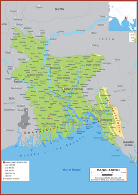 Bangladesh Maps - Academia Maps