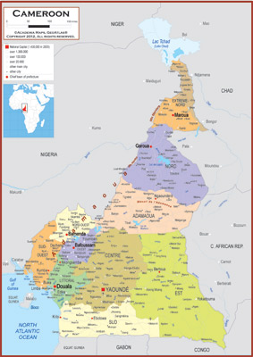 Cameroon Maps - Academia Maps