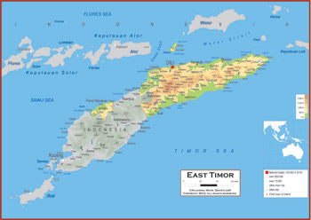 East Timor Maps - Academia Maps