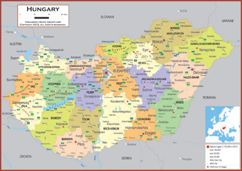 Hungary Maps - Academia Maps