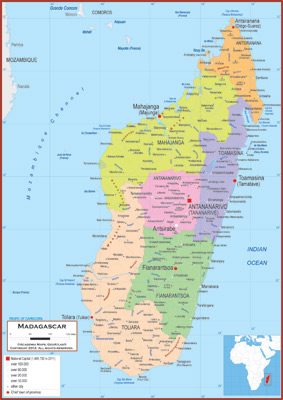 Madagascar Maps - Academia Maps
