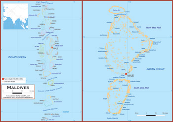 Maldives Maps - Academia Maps