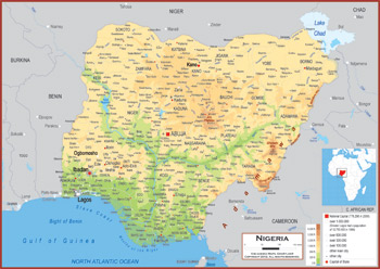 Nigeria Maps - Academia Maps