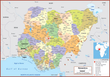 Nigeria Maps - Academia Maps