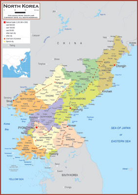 North Korea Maps - Academia Maps