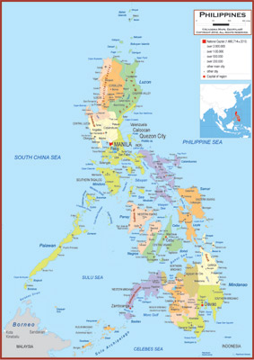 Philippines Map Key