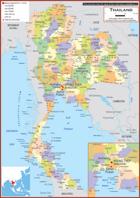 Thailand Maps - Academia Maps