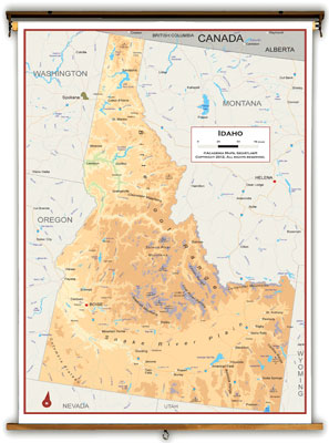 Idaho State Maps - Academia Maps