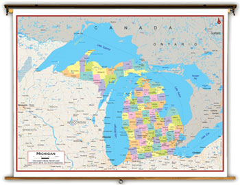 Michigan State Maps - Academia Maps