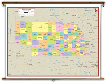 Nebraska State Maps - Academia Maps