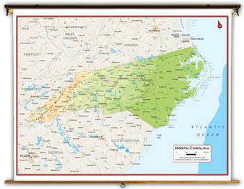 North Carolina State Maps - Academia Maps