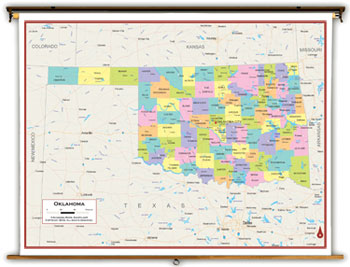 Oklahoma State Maps - Academia Maps