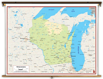 Wisconsin State Maps - Academia Maps